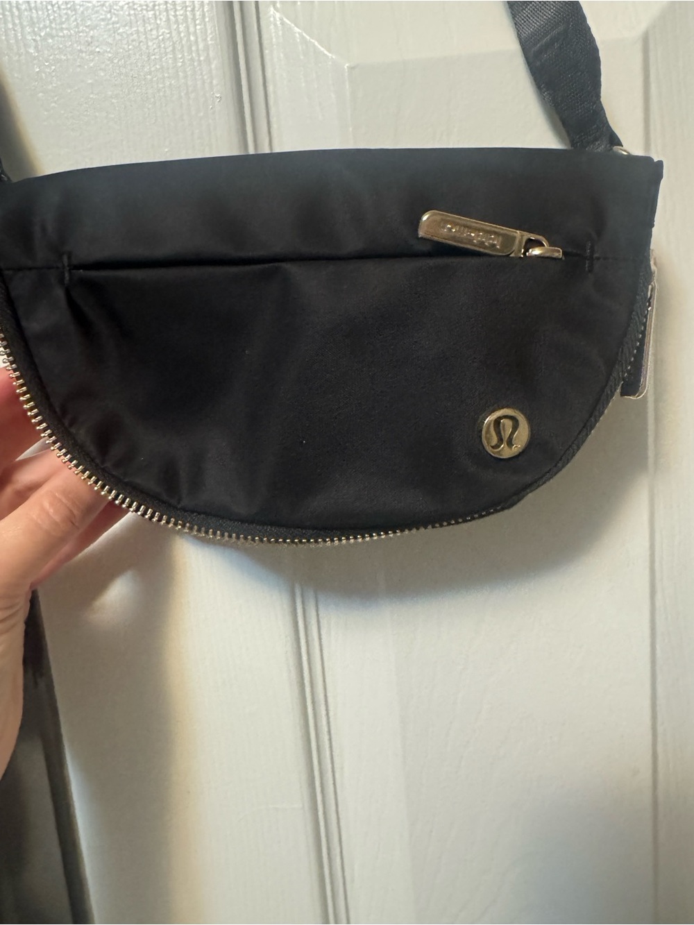 lululemon athletica Black Gold-Accent Belt Bag